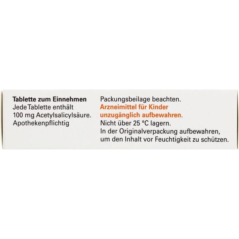 ASS-ratiopharm 100 mg TAH Tabletten