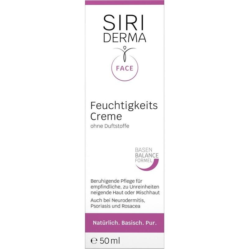 SIRIDERMA Feuchtigkeits Creme ohne Duftstoffe