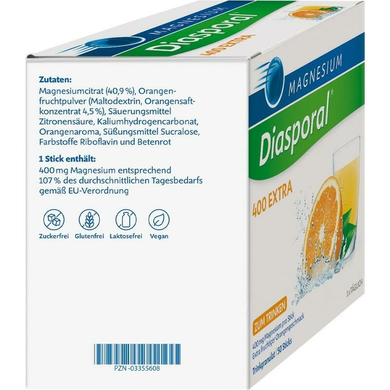 MAGNESIUM DIASPORAL 400 Extra Trinkgranulat