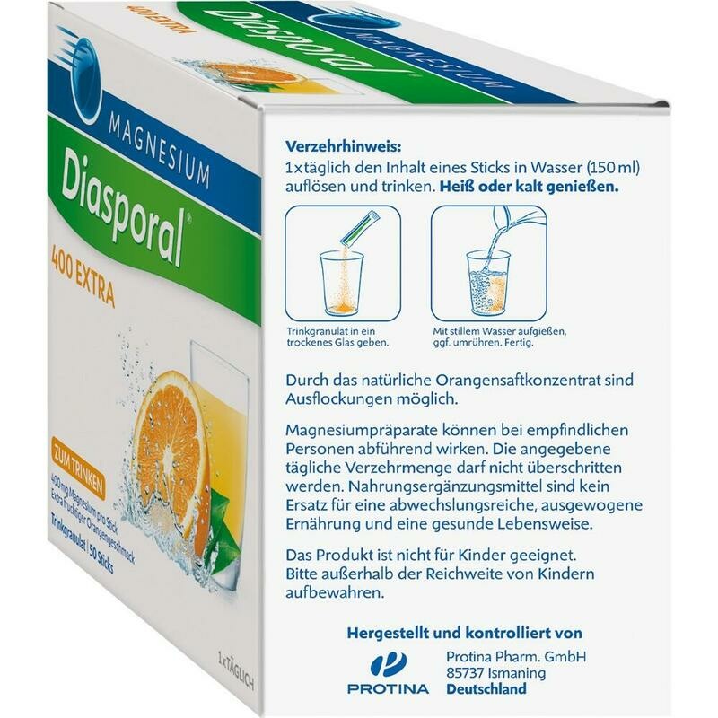 MAGNESIUM DIASPORAL 400 Extra Trinkgranulat