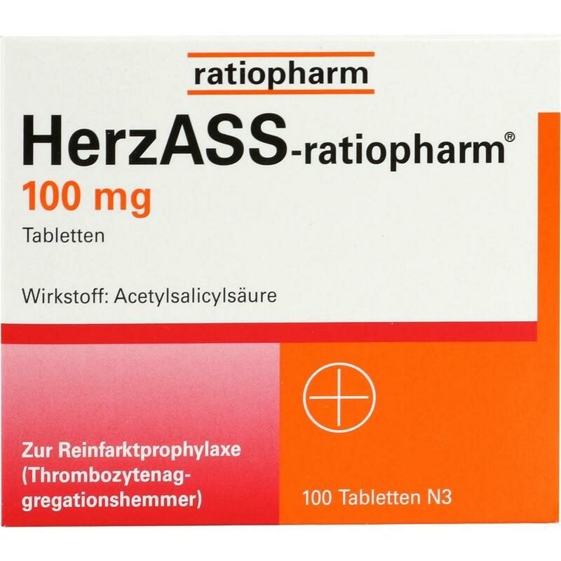 HERZASS-ratiopharm 100 mg Tabletten