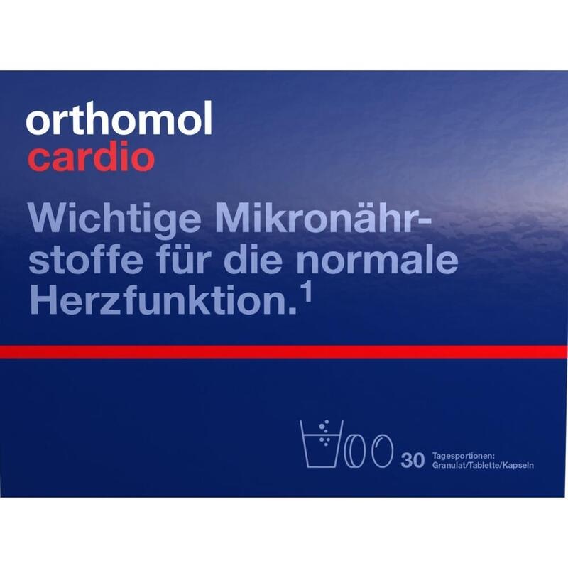 ORTHOMOL Cardio Granulat/Kaps./Tabl.Kombipack.