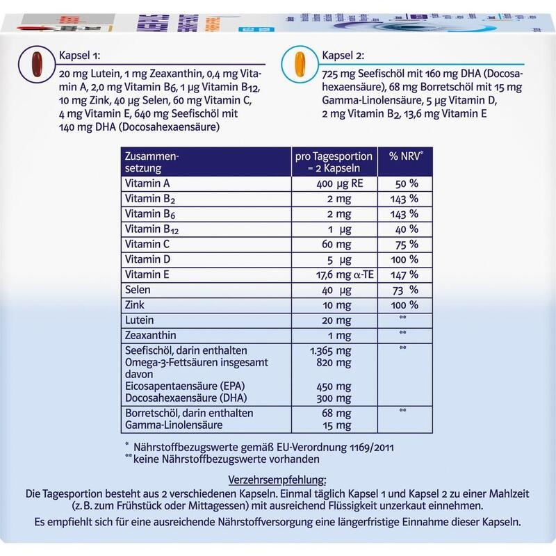 DOPPELHERZ Augen plus Sehkraft+Schutz system Kaps.