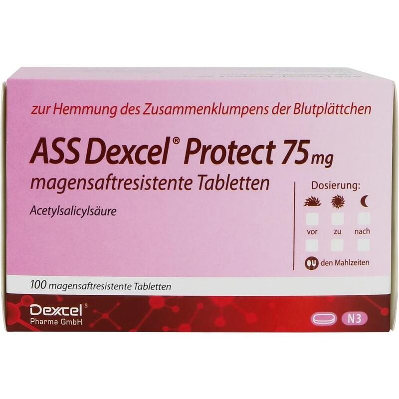 ASS Dexcel Protect 75 mg magensaftres.Tabletten