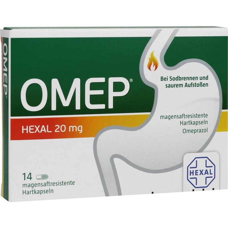 OMEP HEXAL 20 mg magensaftresistente Hartkapseln