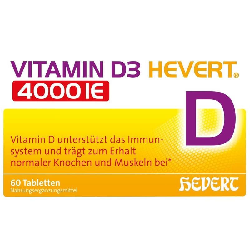 VITAMIN D3 HEVERT 4000 I.E. Tabletten