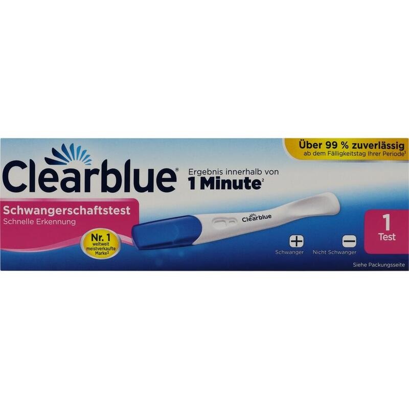 CLEARBLUE Schwangerschaftstest schnelle Erkennung