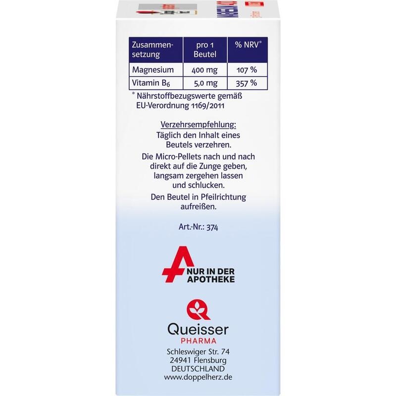 DOPPELHERZ Magnesium 400 DIRECT system Pellets