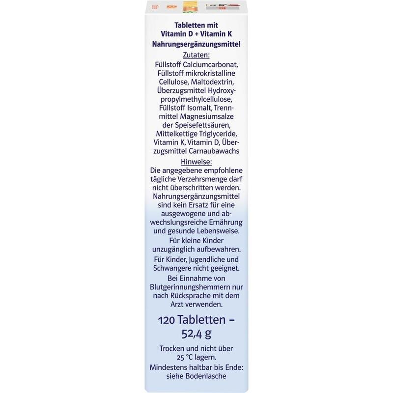 DOPPELHERZ Vitamin D3 2000+K2 system Tabletten