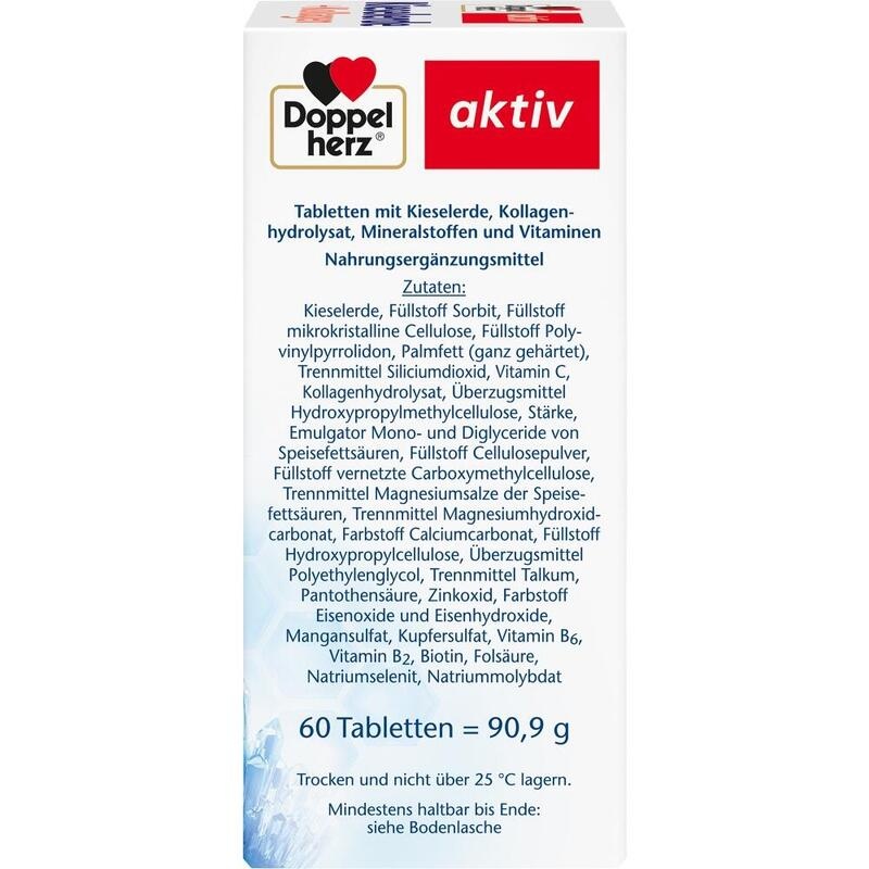 DOPPELHERZ Kieselerde+Kollagen Tabletten