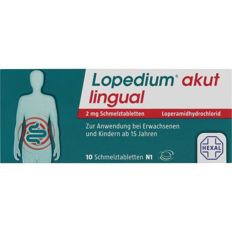 LOPEDIUM akut lingual 2 mg Schmelztabletten