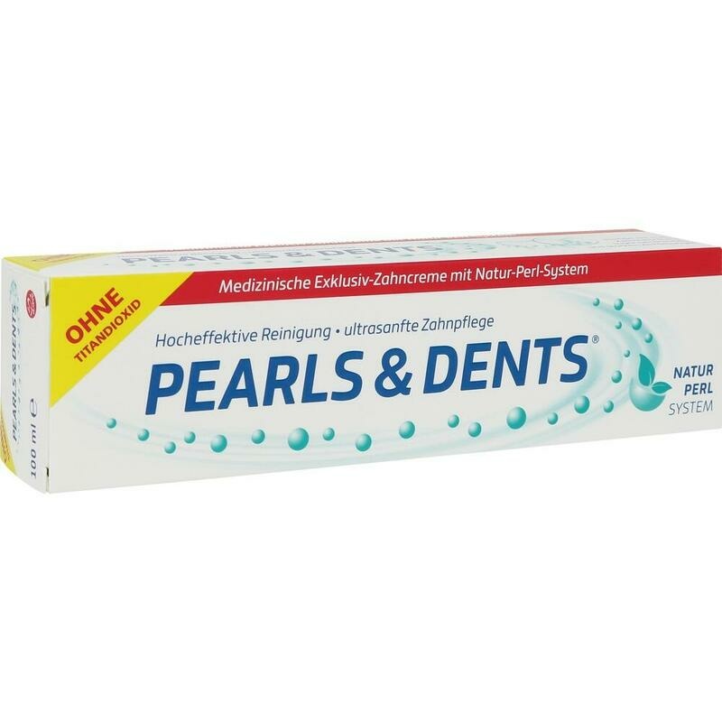 PEARLS & DENTS Exklusiv-Zahncreme ohne Titandioxid