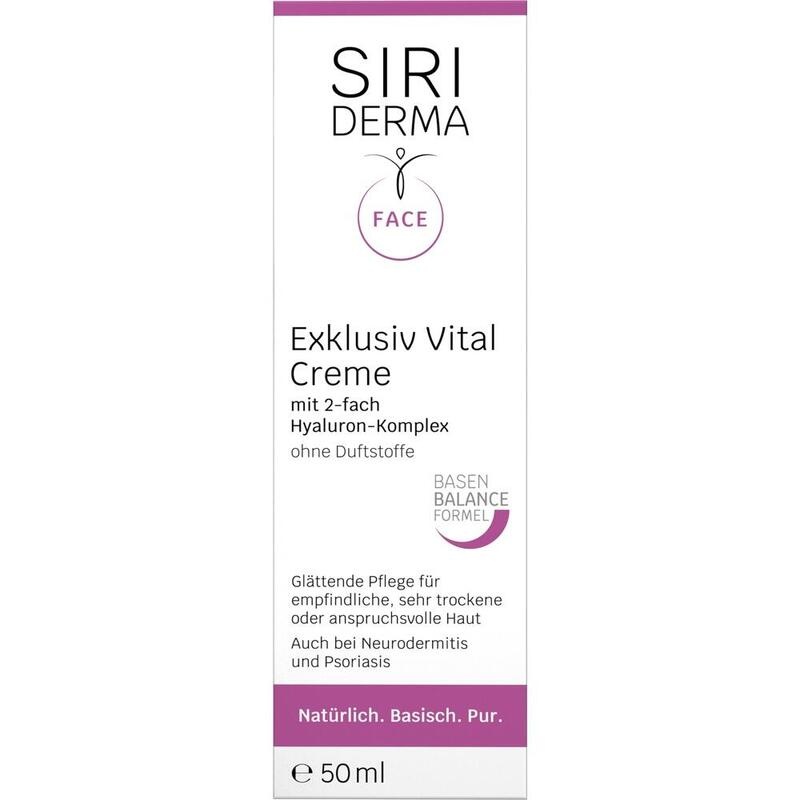 SIRIDERMA Exklusiv Vital Creme ohne Duftstoffe