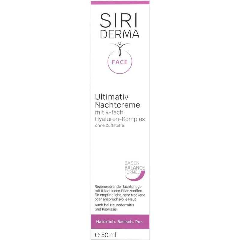 SIRIDERMA Ultimativ Nachtcreme ohne Duftstoffe