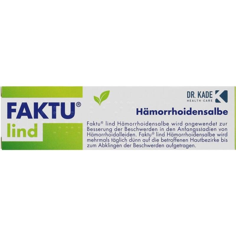 FAKTU lind Hämorrhoidensalbe