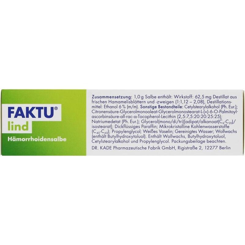 FAKTU lind Hämorrhoidensalbe