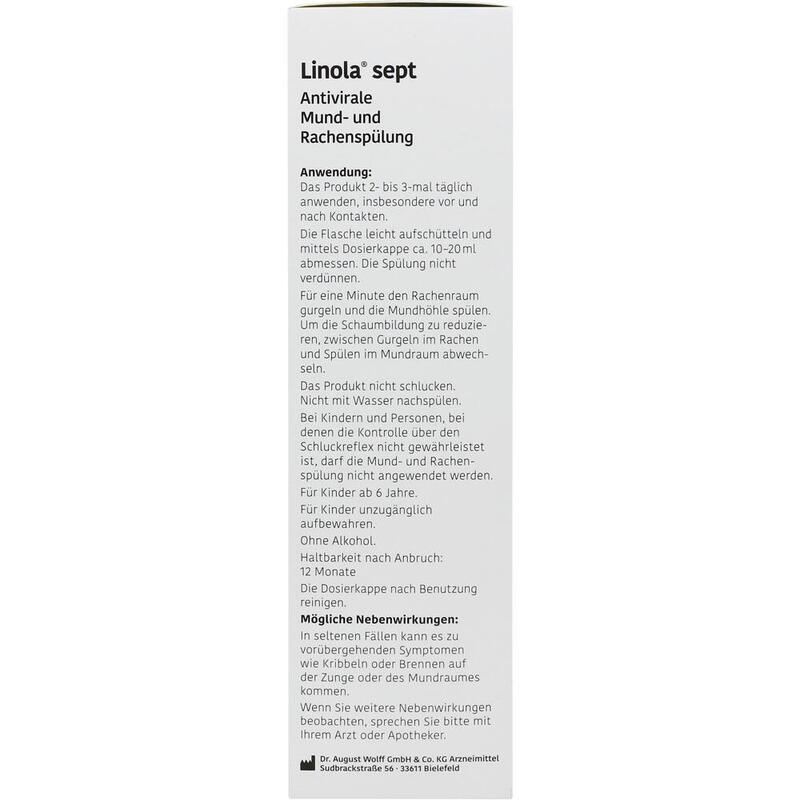 LINOLA sept Mund- und Rachenspülung