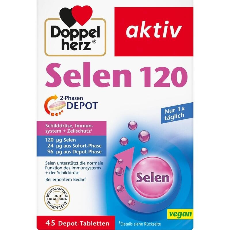 DOPPELHERZ Selen 120 2-Phasen Depot Tabletten