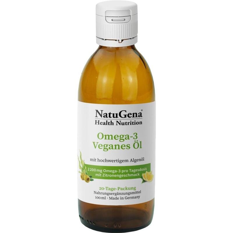 OMEGA-3 VEGAN 2200mg m.1351 DHA 672 EPA Algenöl Öl