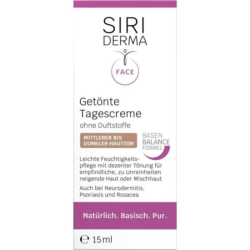 SIRIDERMA getönte Tagescreme mittel bis dunkel