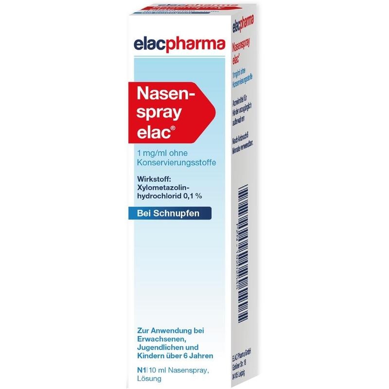 NASENSPRAY elac 1 mg/ml ohne Konservierungsstoffe