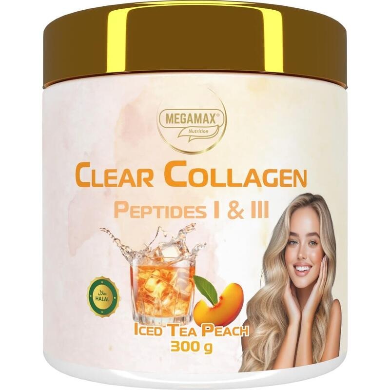 COLLAGEN CLEAR Glow Kollagen Peptide Pfirsich Plv.