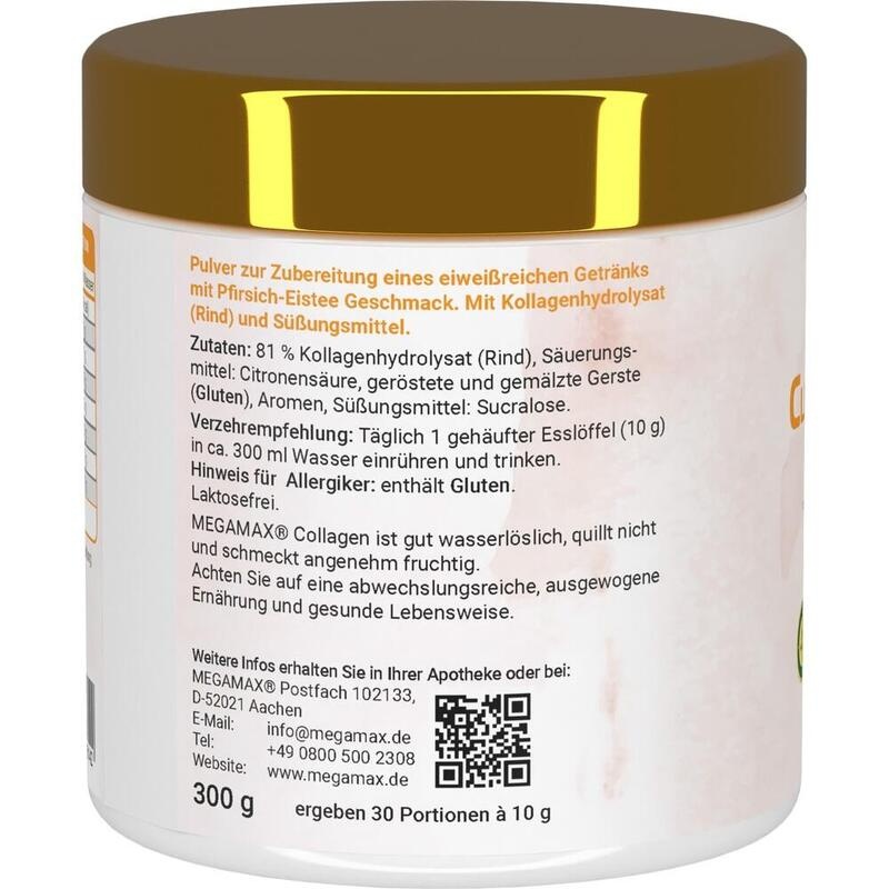 COLLAGEN CLEAR Glow Kollagen Peptide Pfirsich Plv.