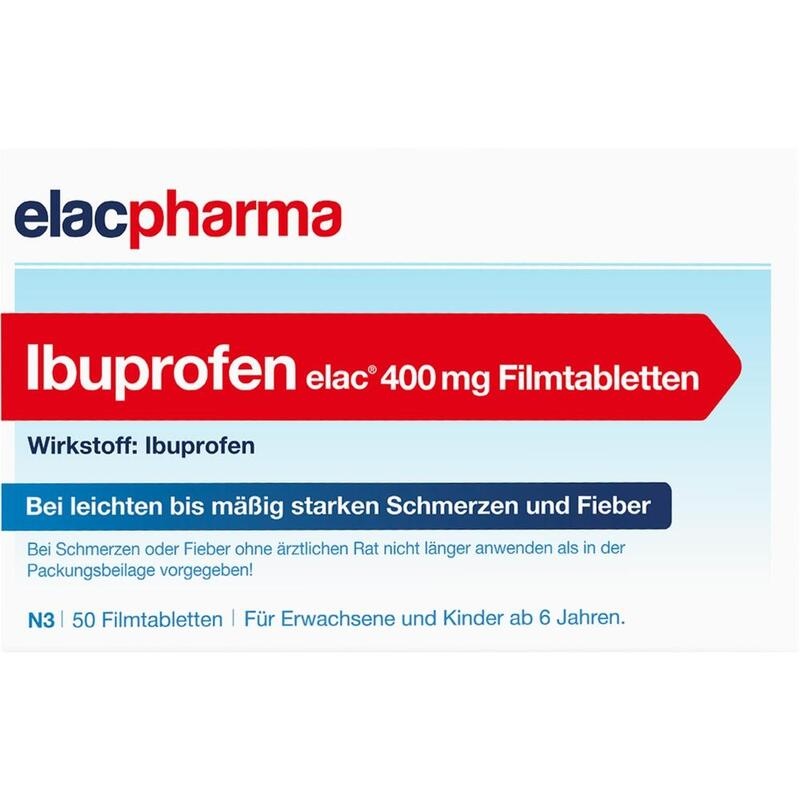 IBUPROFEN elac 400 mg Filmtabletten