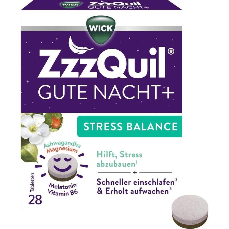 WICK ZzzQuil Gute Nacht+ Stress Balance